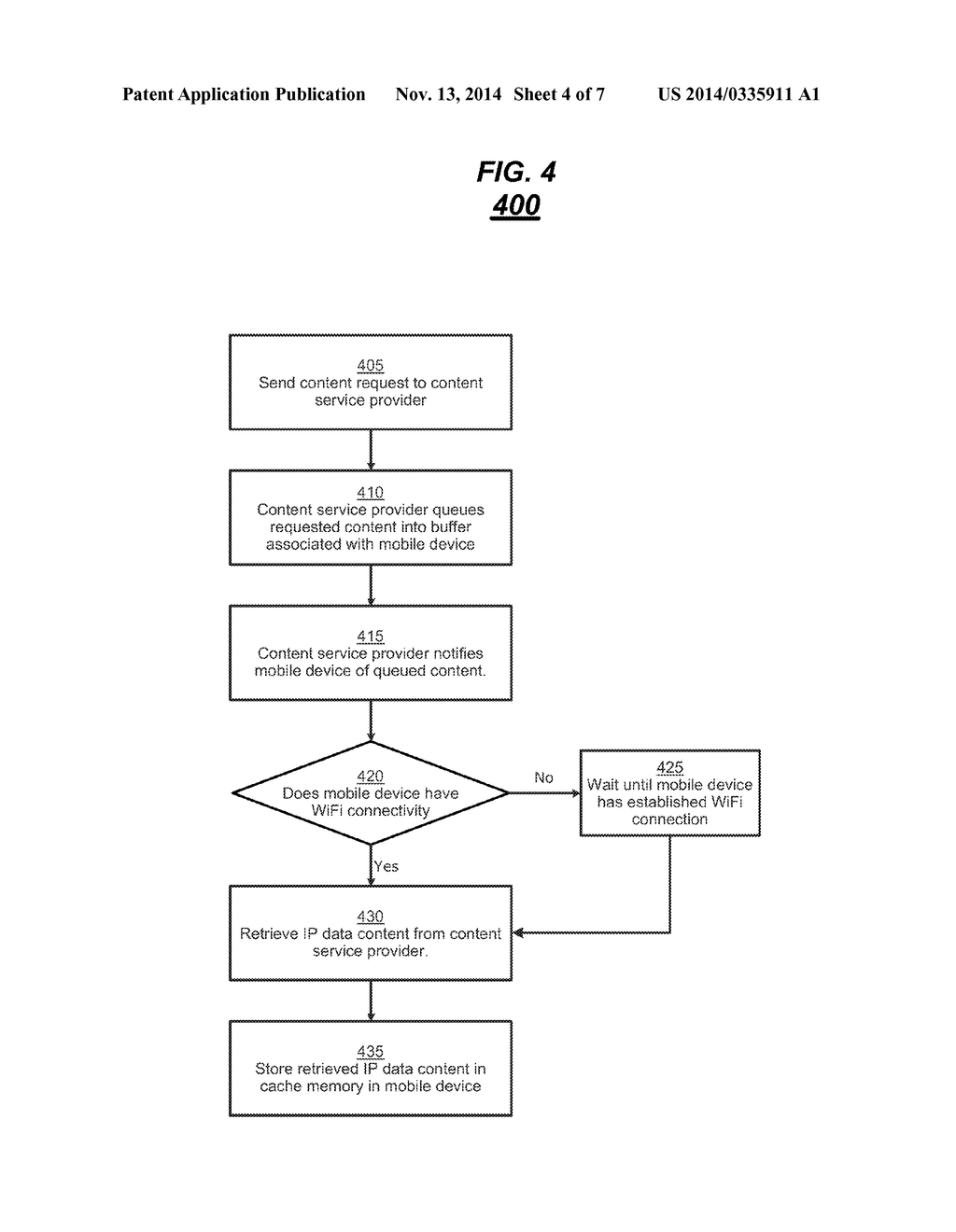 Predictive Caching of IP Data on Mobile Device - diagram, schematic, and image 05