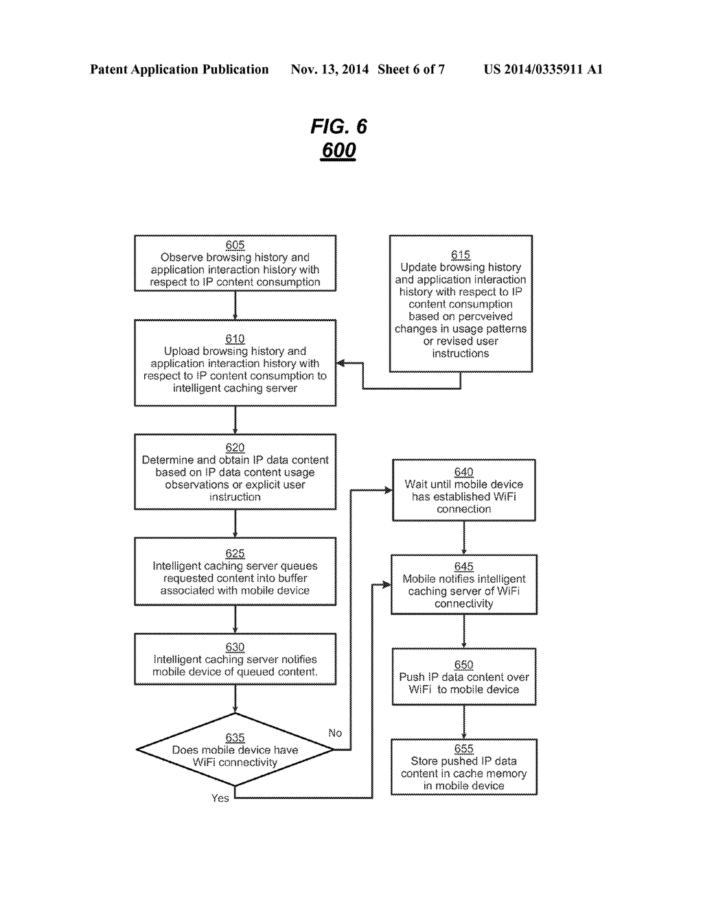 Predictive Caching of IP Data on Mobile Device - diagram, schematic, and image 07