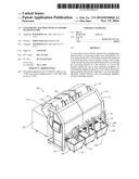 CONVERTING MACHINE WITH AN UPWARD OUTFEED GUIDE diagram and image