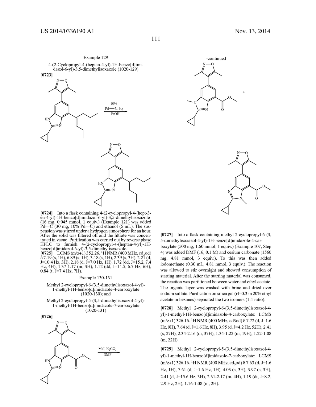 BENZIMIDAZOLE DERIVATIVES AS BROMODOMAIN INHIBITORS - diagram, schematic, and image 116