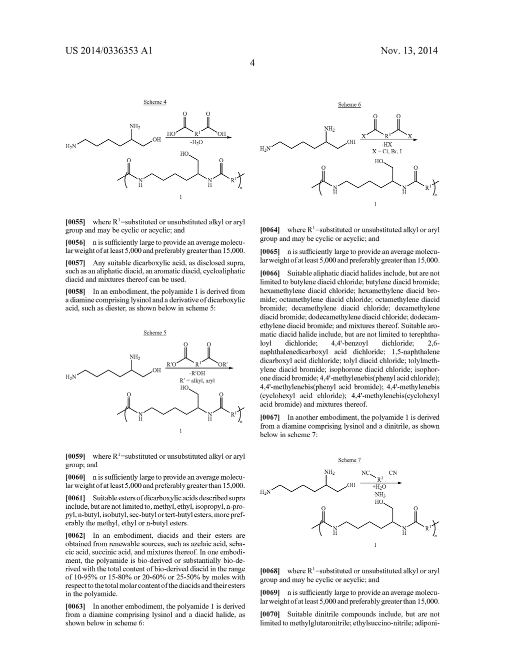 NEW POLYMERS DERIVED FROM RENEWABLY RESOURCED LYSINOL - diagram, schematic, and image 05