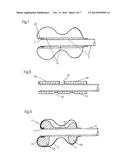 DEVICE FOR THE TRANS-ANAL DRAINAGE OF STOOL FROM THE RECTUM OF A PATIENT     AND/OR FOR THE TRANS-ANAL APPLICATION OF INFLOWING LIQUID THROUGH A     CATHETER-LIKE ELEMENT diagram and image