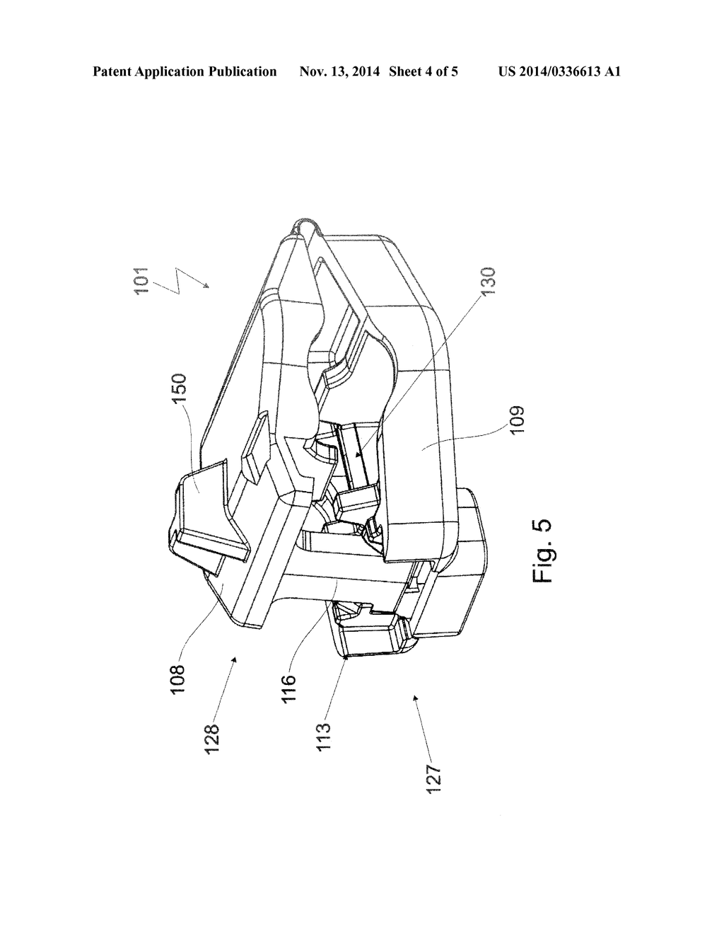 INFUSION-TUBE CLAMP FOR AN INFUSION PUMP, AND A METHOD FOR USING SAID     INFUSION-TUBE CLAMP - diagram, schematic, and image 05