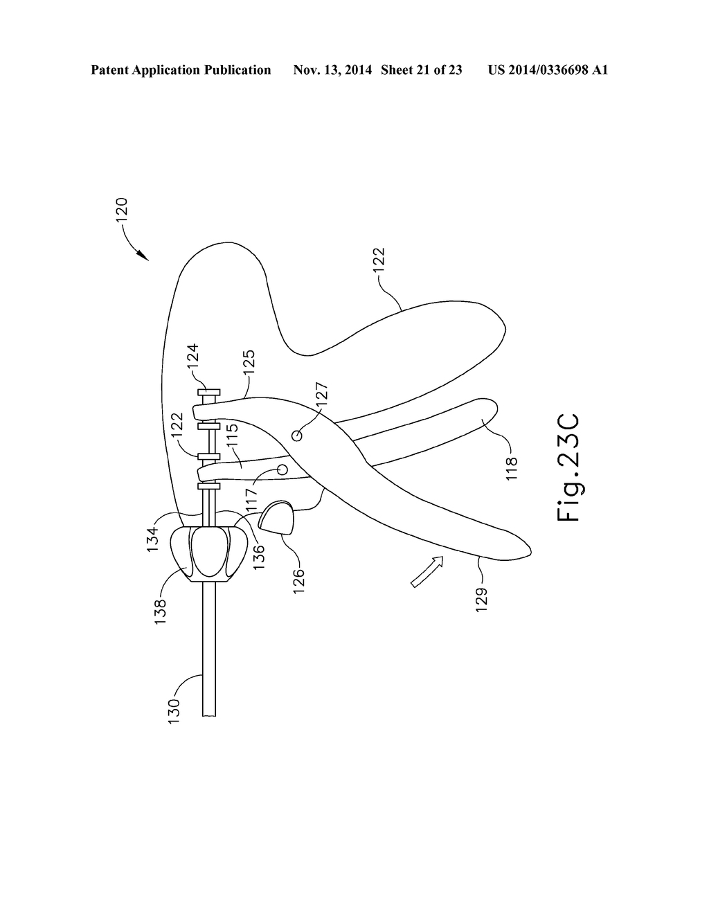 SURGICAL INSTRUMENT WITH SPLIT JAW - diagram, schematic, and image 22