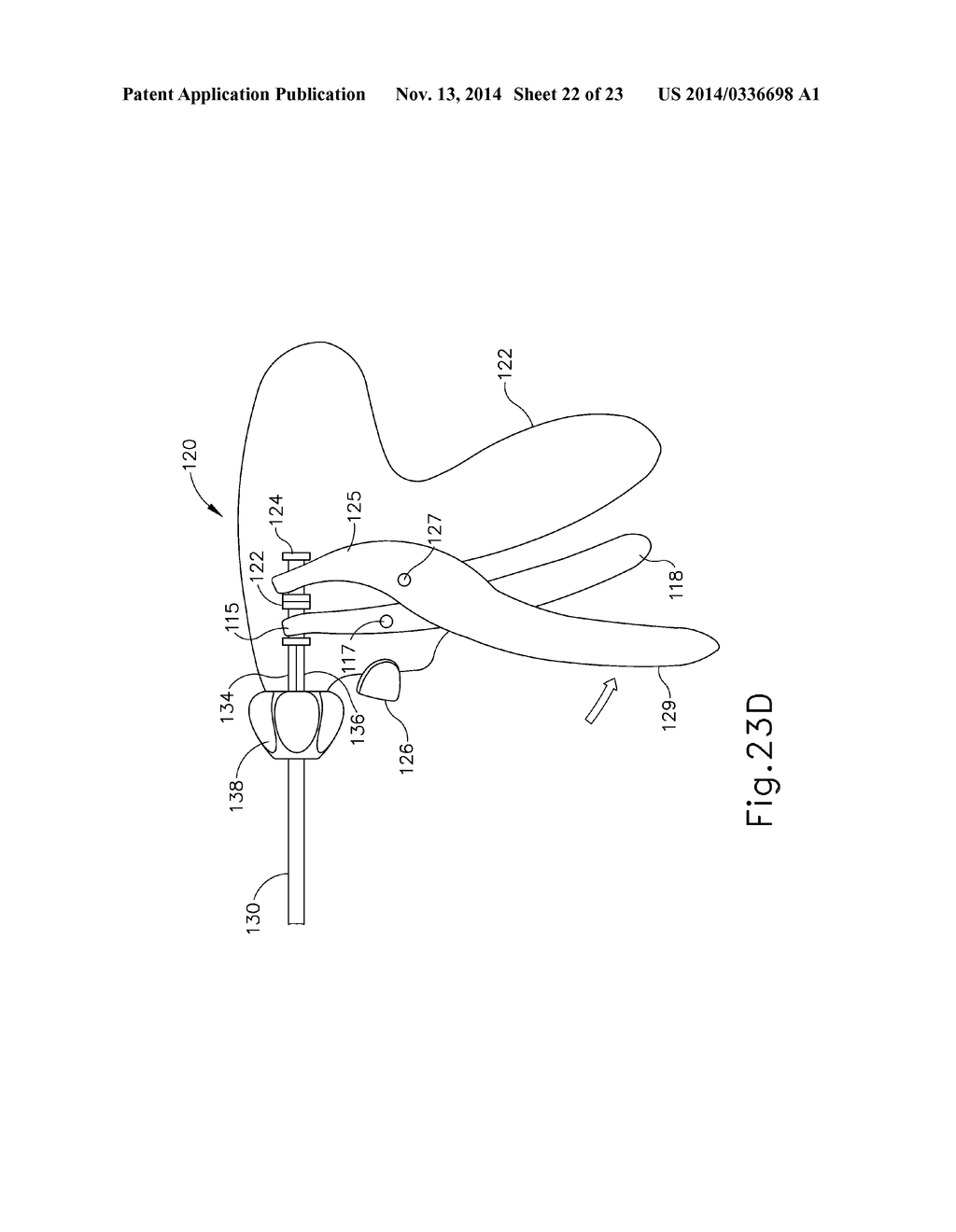 SURGICAL INSTRUMENT WITH SPLIT JAW - diagram, schematic, and image 23