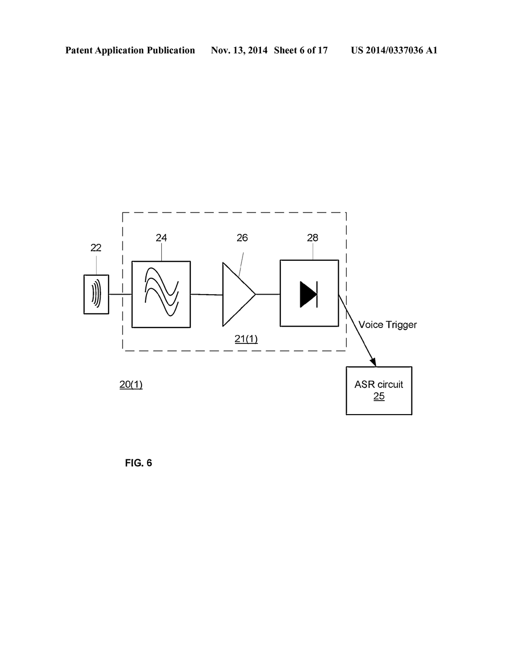 LOW POWER ACTIVATION OF A VOICE ACTIVATED DEVICE - diagram, schematic, and image 07