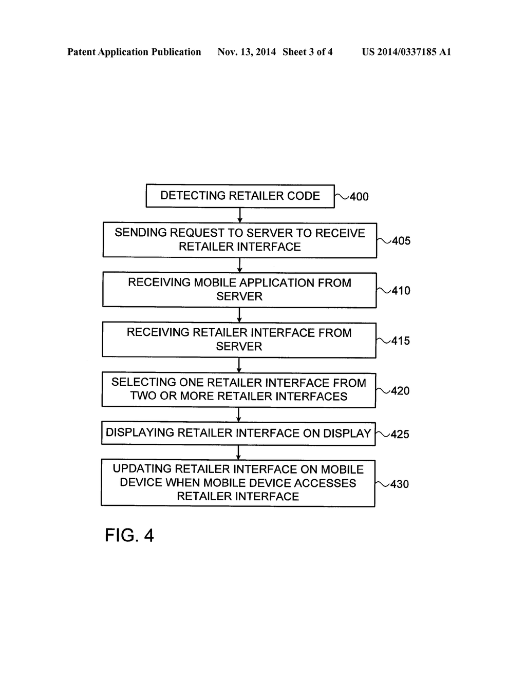 SYSTEM AND METHOD FOR DISPLAYING A RETAILER INTERFACE - diagram, schematic, and image 04