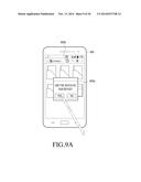 METHOD AND APPARATUS FOR DISPLAYING USER INTERFACE THROUGH SUB DEVICE THAT     IS CONNECTABLE WITH PORTABLE ELECTRONIC DEVICE diagram and image