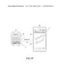 METHOD AND APPARATUS FOR DISPLAYING USER INTERFACE THROUGH SUB DEVICE THAT     IS CONNECTABLE WITH PORTABLE ELECTRONIC DEVICE diagram and image