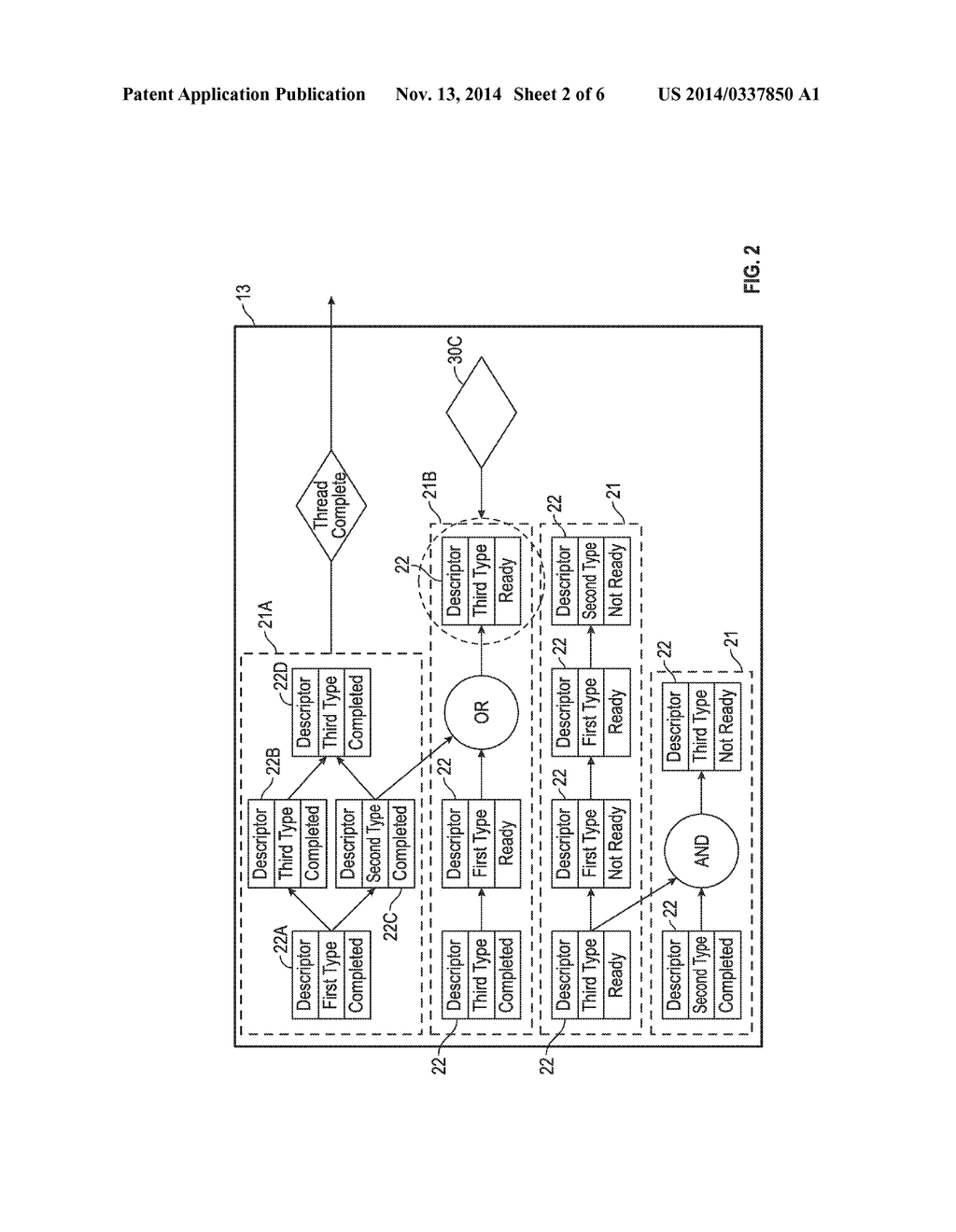 SYSTEM AND METHOD FOR PARALLEL PROCESSING USING DYNAMICALLY CONFIGURABLE     PROACTIVE CO-PROCESSING CELLS - diagram, schematic, and image 03