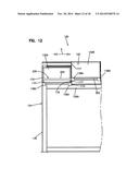 BUILDING STRUCTURE HAVING A ROOF THAT IS CONVERTIBLE BETWEEN OPEN AND     CLOSED CONFIGURATIONS diagram and image