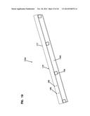 BUILDING STRUCTURE HAVING A ROOF THAT IS CONVERTIBLE BETWEEN OPEN AND     CLOSED CONFIGURATIONS diagram and image