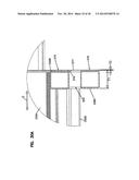 BUILDING STRUCTURE HAVING A ROOF THAT IS CONVERTIBLE BETWEEN OPEN AND     CLOSED CONFIGURATIONS diagram and image