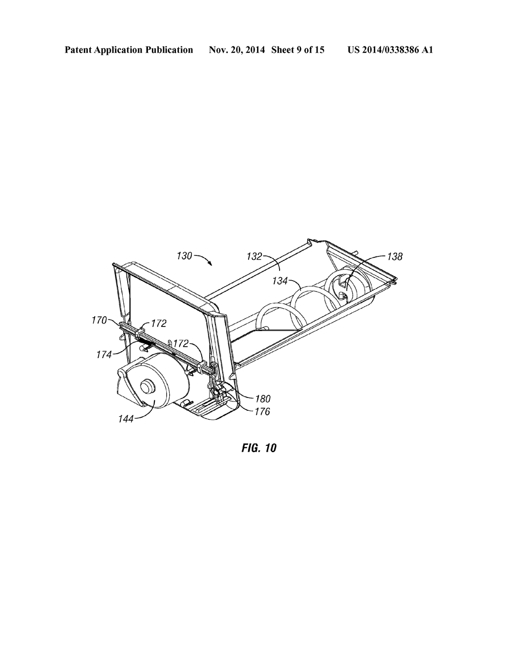 REFRIGERATOR ICE COMPARTMENT LATCH AND COVER - diagram, schematic, and image 10