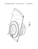 SALAD SPINNER WITH ANGLED BLADE FAN diagram and image