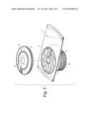 SALAD SPINNER WITH ANGLED BLADE FAN diagram and image