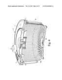 SALAD SPINNER WITH ANGLED BLADE FAN diagram and image