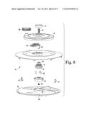 SALAD SPINNER WITH ANGLED BLADE FAN diagram and image