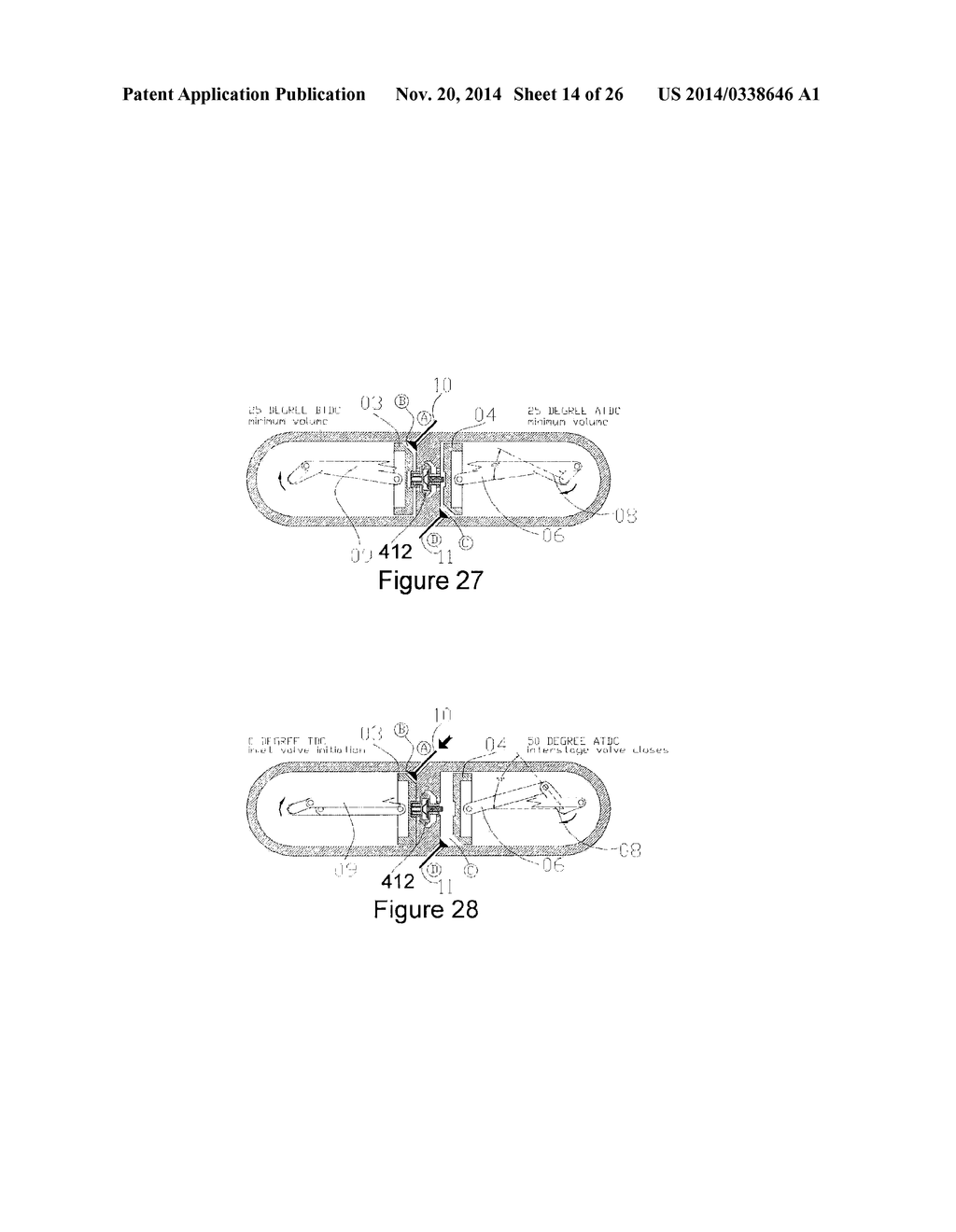 CROSSOVER VALVE IN DOUBLE PISTON CYCLE ENGINE - diagram, schematic, and image 15