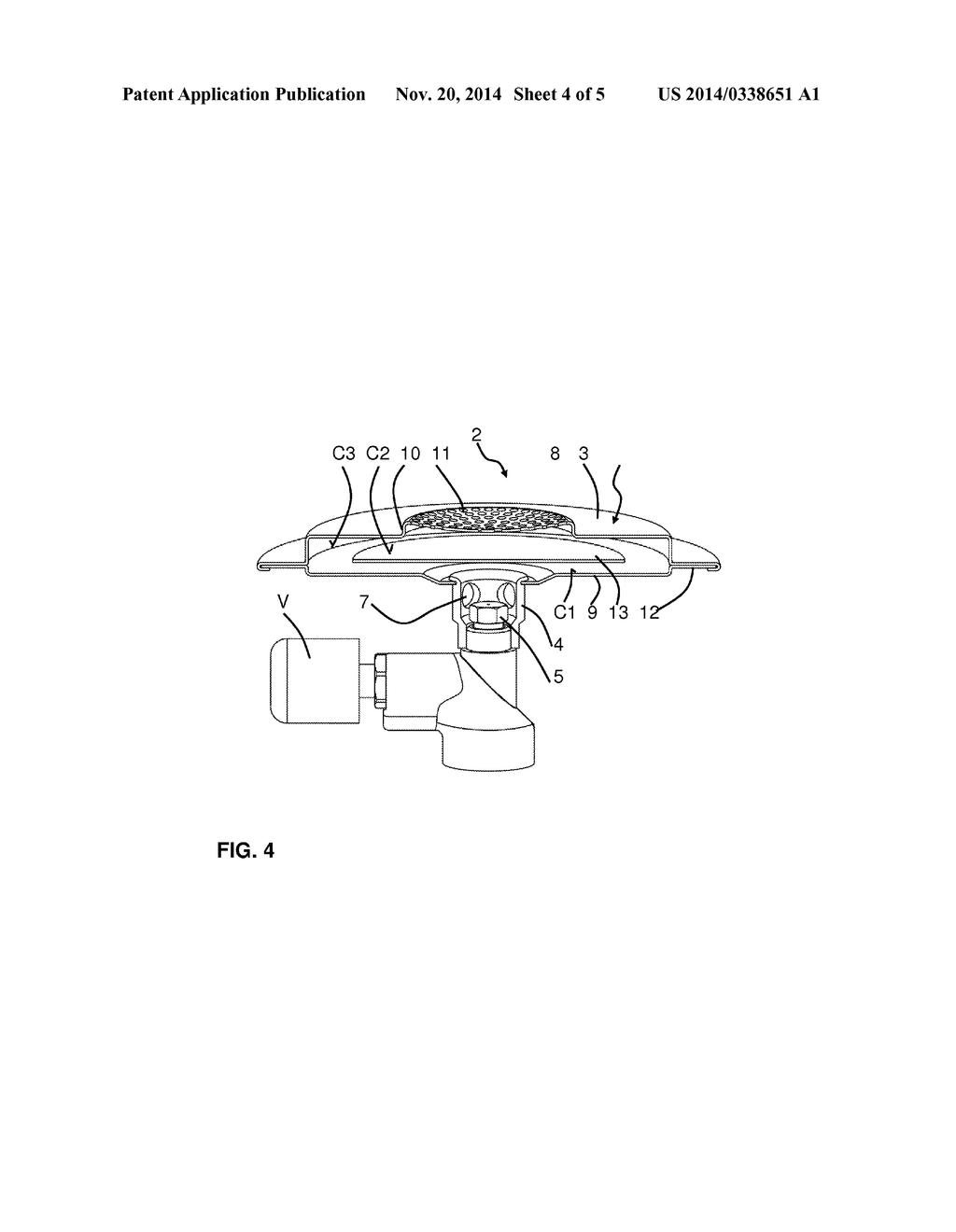 Burner for a portable stove and portable stove - diagram, schematic, and image 05