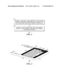 Method And Apparatus Pertaining To A Keyboard Cover Having Light-Masking     Paint diagram and image