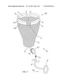 SAFETY LANYARD EQUIPPED AQUATIC RECEPTACLE diagram and image