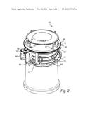 CONE CRUSHER HAVING AN ARRANGEMENT FOR MEASURING A POSITION OF A CRUSHING     SHELL diagram and image