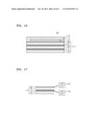 ORGANIC LIGHT-EMITTING DIODE DISPLAY, AN ELECTRONIC DEVICE INCLUDING THE     SAME, AND METHOD OF MANUFACTURING THE ORGANIC LIGHT-EMITTING DIODE     DISPLAY diagram and image