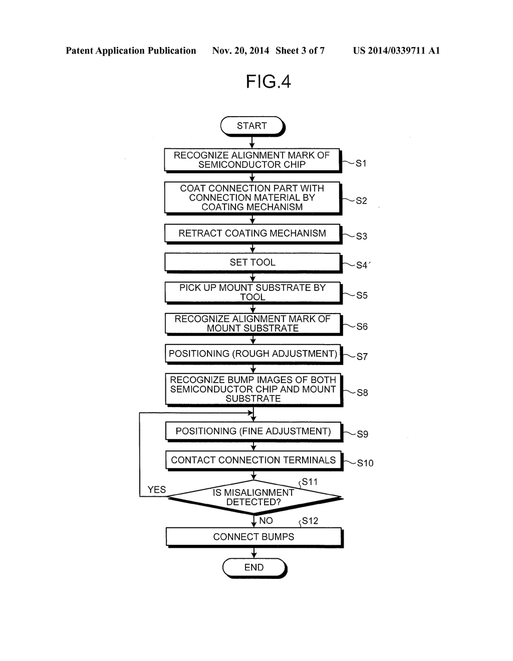 SEMICONDUCTOR DEVICE, METHOD OF POSITIONING SEMICONDUCTOR DEVICE, AND     POSITIONING APPARATUS FOR SEMICONDUCTOR DEVICE - diagram, schematic, and image 04