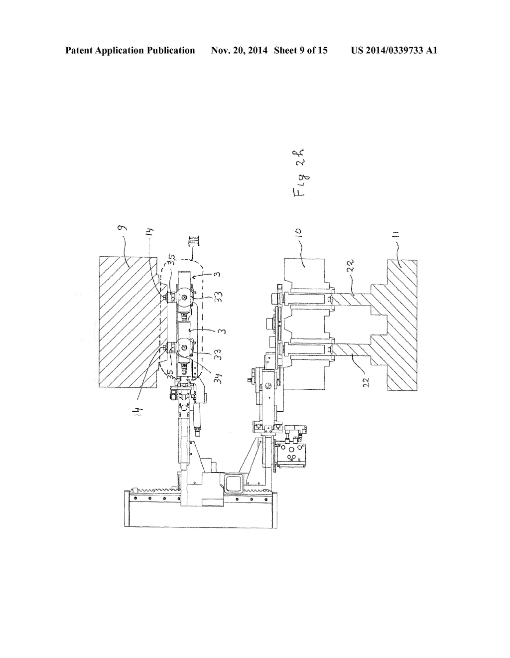 METHOD AND SYSTEM FOR PRODUCING AN INJECTION MOULDED PRODUCT AND A LABEL     TRANSFER DEVICE - diagram, schematic, and image 10