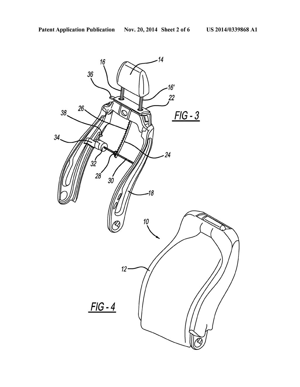 HIDDEN FRONT PASSENGER SEAT HEAD RESTRAINT FOR IMPROVED VISABILITY - diagram, schematic, and image 03