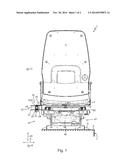 VEHICLE VIBRATION DEVICE, VEHICLE SEAT AND VEHICLE CAB diagram and image