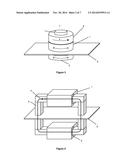 SYSTEM PROVIDING INDUCTIVE TRANSMISSION OF POWER AND DATA THROUGH A     PERMEABLE CONDUCTIVE BARRIER LAYER diagram and image