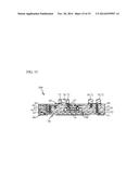 ACOUSTIC WAVE DEVICE AND METHOD OF FABRICATING THE SAME diagram and image