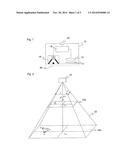 ILLUMINATION APPARATUS AND METHOD FOR THE GENERATION OF AN ILLUMINATED     REGION FOR A 3D CAMERA diagram and image