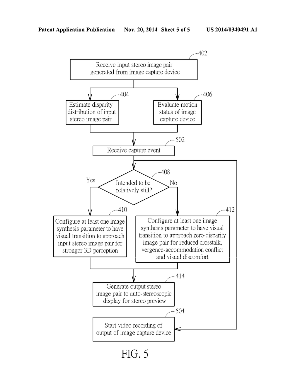 APPARATUS AND METHOD FOR REFERRING TO MOTION STATUS OF IMAGE CAPTURE     DEVICE TO GENERATE STEREO IMAGE PAIR TO AUTO-STEREOSCOPIC DISPLAY FOR     STEREO PREVIEW - diagram, schematic, and image 06