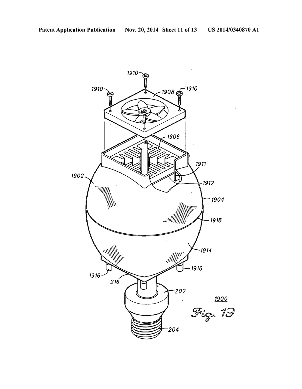 OMNIDIRECTIONAL LED LIGHT BULB - diagram, schematic, and image 12