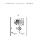 REFLECTOR HAVING REFLECTION PATTERN FOR COMPENSATING FOR LIGHTING     CHARACTERISTIC OF LED PACKAGE AND LED LAMP INCLUDING THE SAME diagram and image