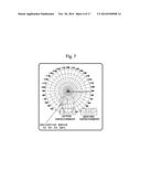 REFLECTOR HAVING REFLECTION PATTERN FOR COMPENSATING FOR LIGHTING     CHARACTERISTIC OF LED PACKAGE AND LED LAMP INCLUDING THE SAME diagram and image