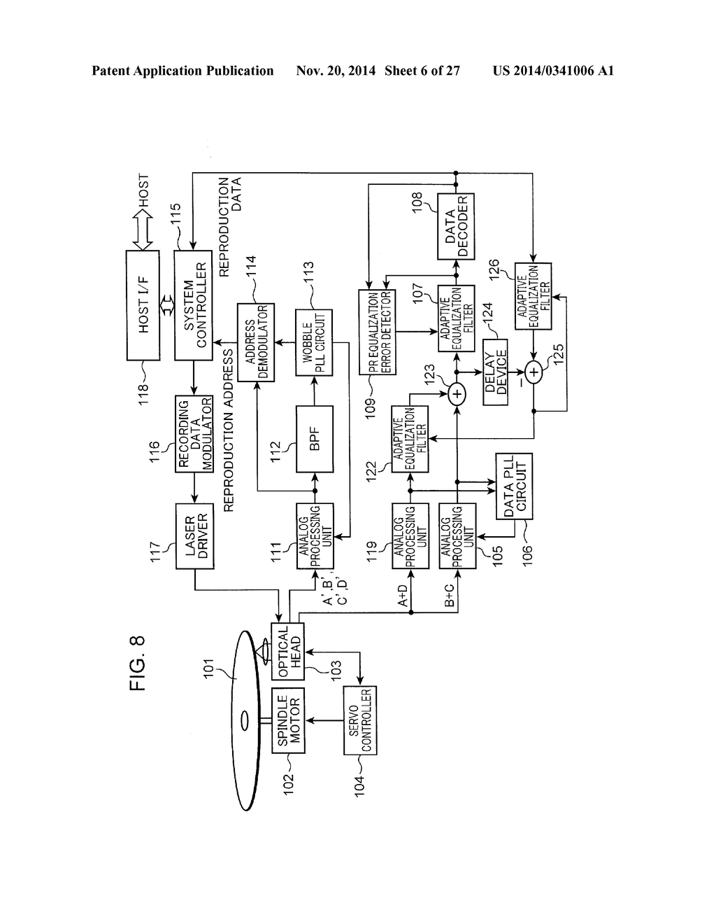 INFORMATION REPRODUCING APPPARATUS AND INFORMATION REPRODUCING METHOD - diagram, schematic, and image 07