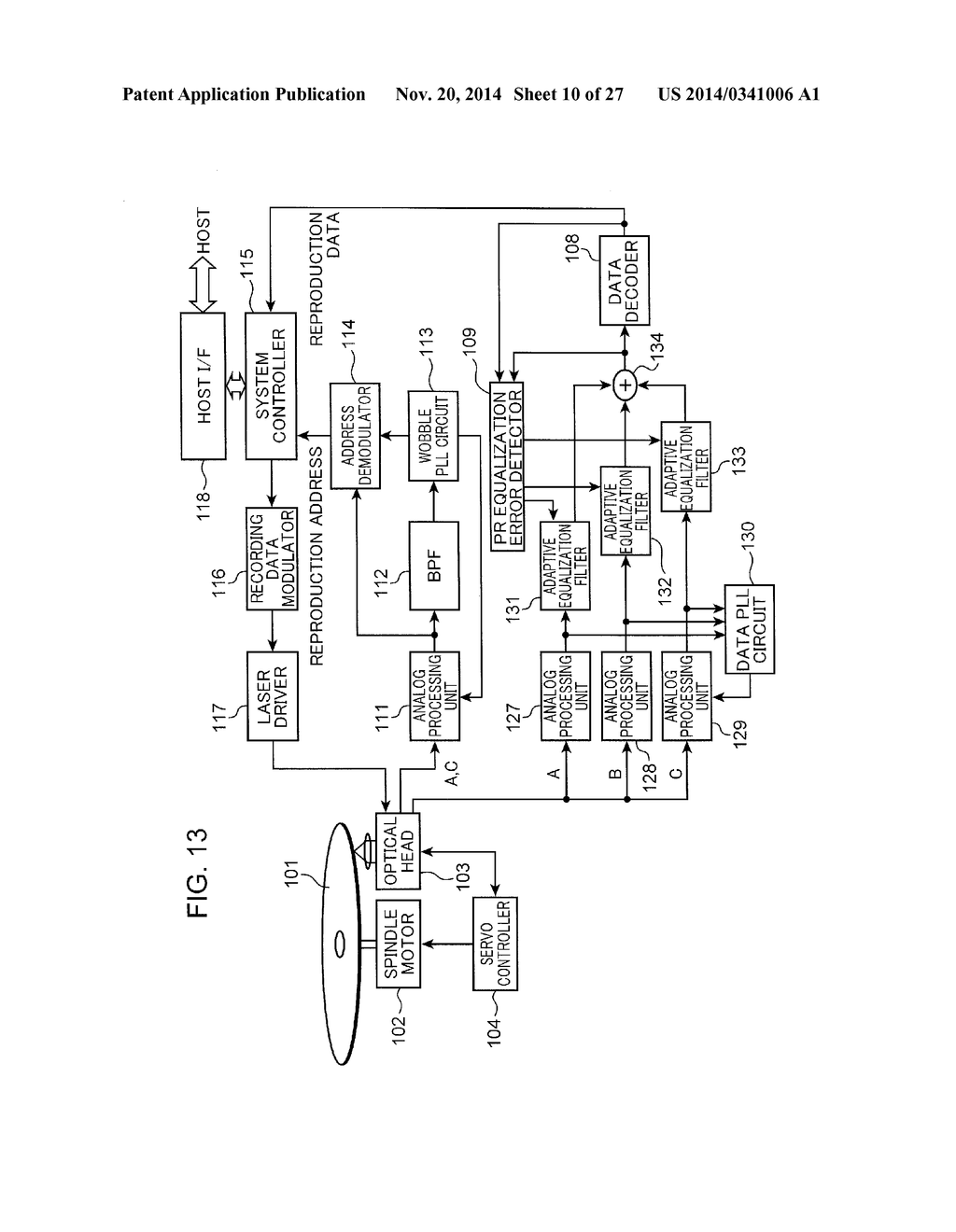 INFORMATION REPRODUCING APPPARATUS AND INFORMATION REPRODUCING METHOD - diagram, schematic, and image 11