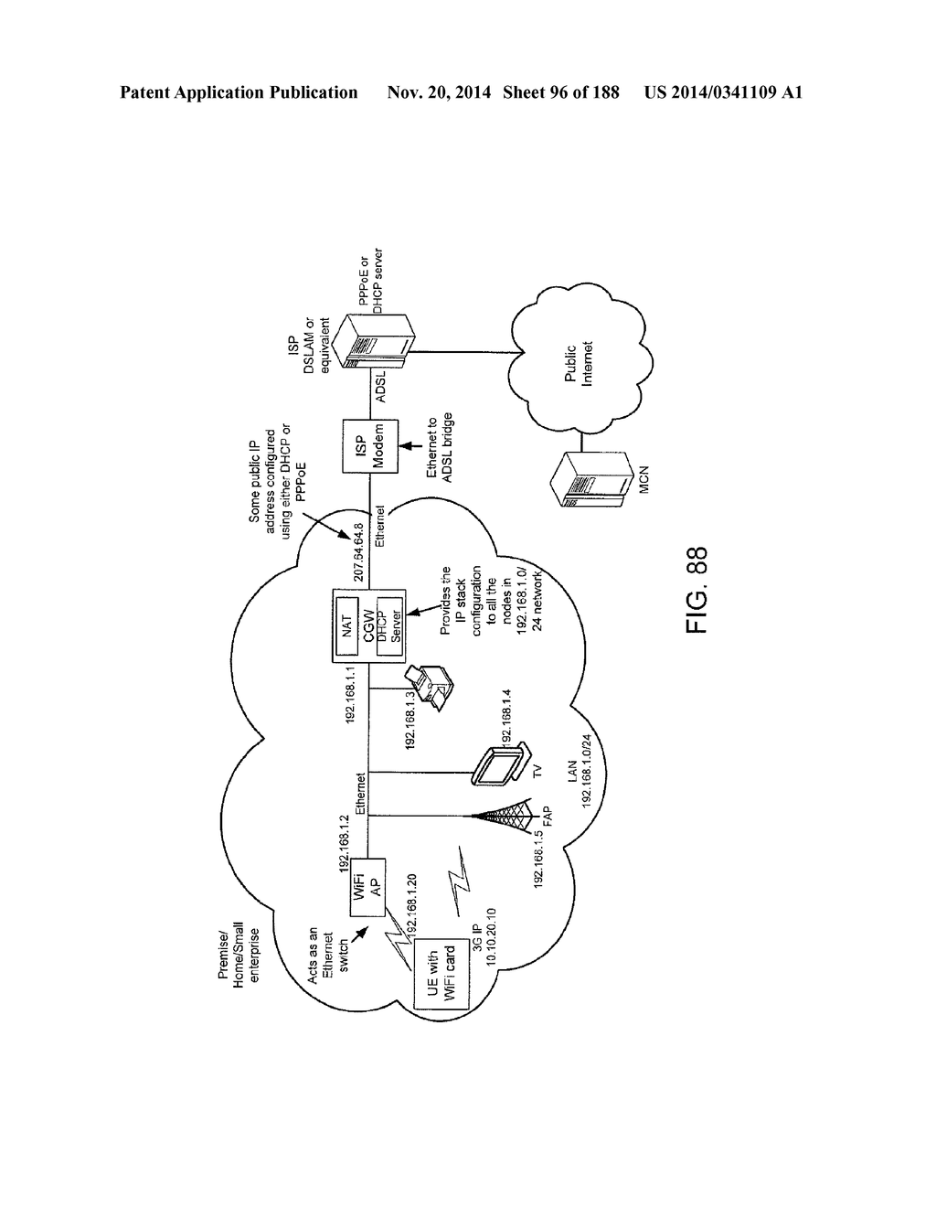 Methods, Apparatus and Systems for Managing Converged Gateway     Communications - diagram, schematic, and image 97