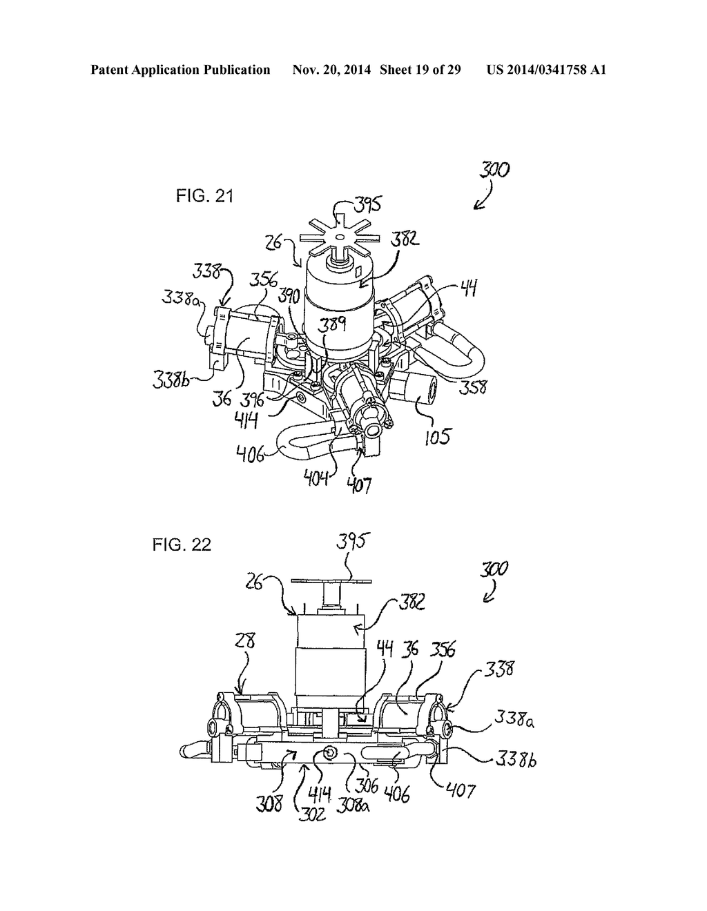 Reciprocating Compressor or Pump and a Portable Tool Powering System     Including a Reciprocating Compressor - diagram, schematic, and image 20