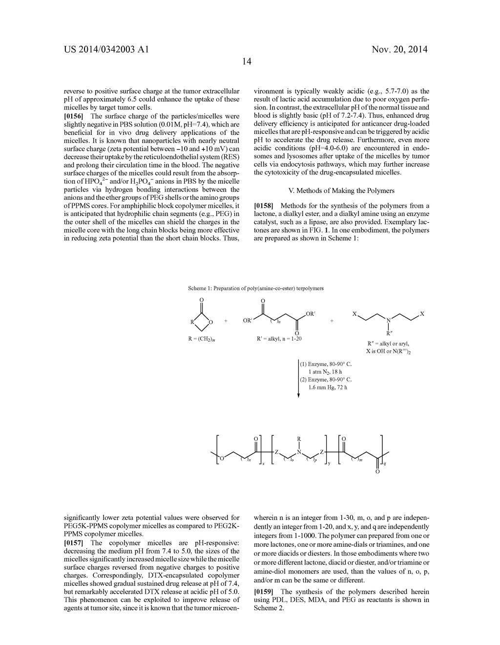 ENZYMATIC SYNTHESIS OF POLY(AMINE-CO-ESTERS) AND METHODS OF USE THEREOF     FOR GENE DELIVERY - diagram, schematic, and image 32