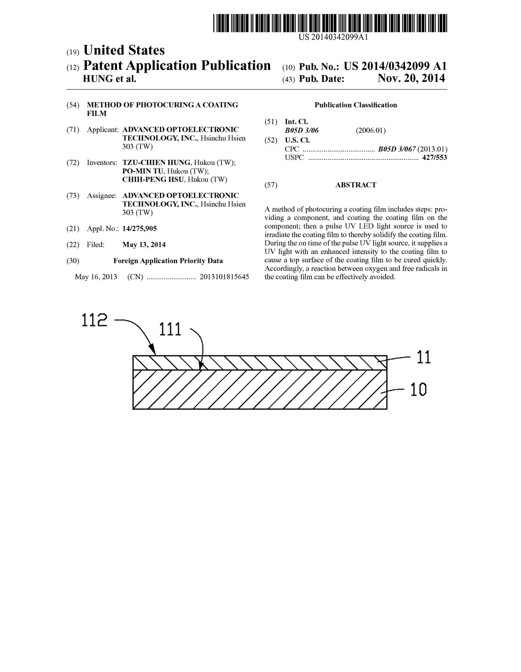 METHOD OF PHOTOCURING A COATING FILM - diagram, schematic, and image 01