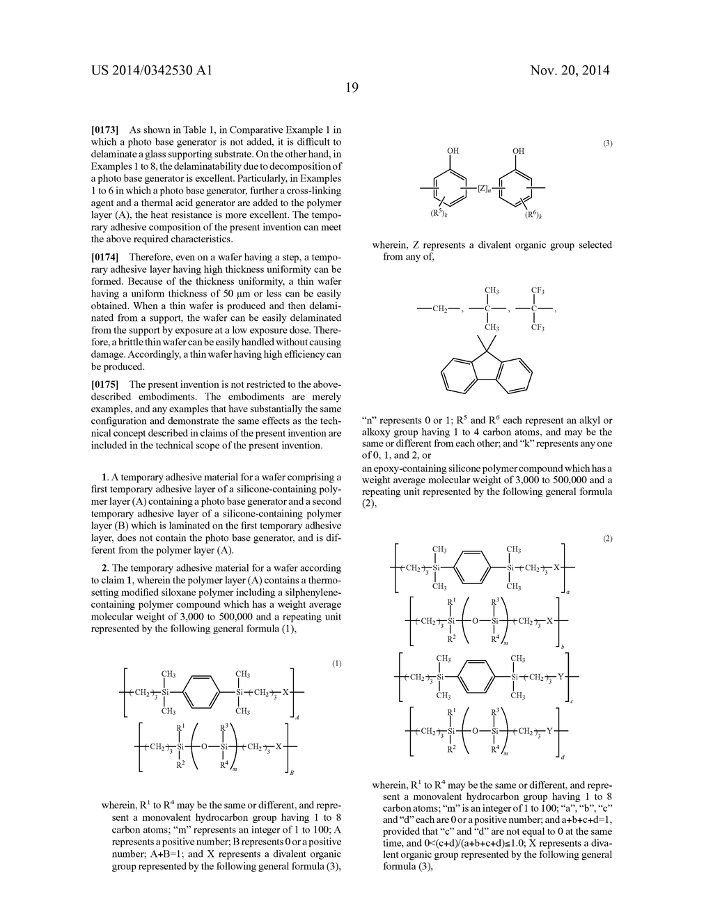 TEMPORARY ADHESIVE MATERIAL FOR WAFER, FILM FOR TEMPORARY ADHESION USING     SAME, WAFER PROCESSING LAMINATE, AND METHOD FOR PRODUCING THIN WAFER     USING SAME - diagram, schematic, and image 21