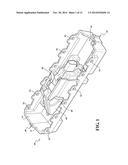 BRACKET-ACTIVE GRILLE AND ACTUATOR diagram and image