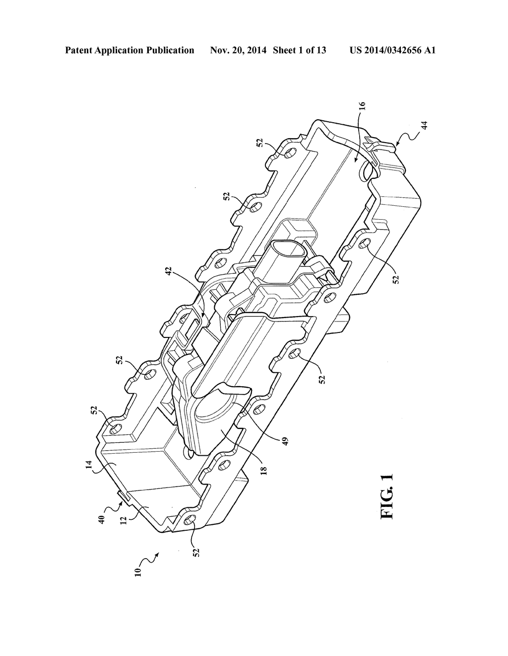 BRACKET-ACTIVE GRILLE AND ACTUATOR - diagram, schematic, and image 02