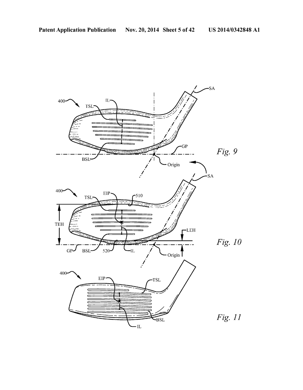 GOLF CLUB HEAD HAVING A STRESS REDUCING FEATURE - diagram, schematic, and image 06