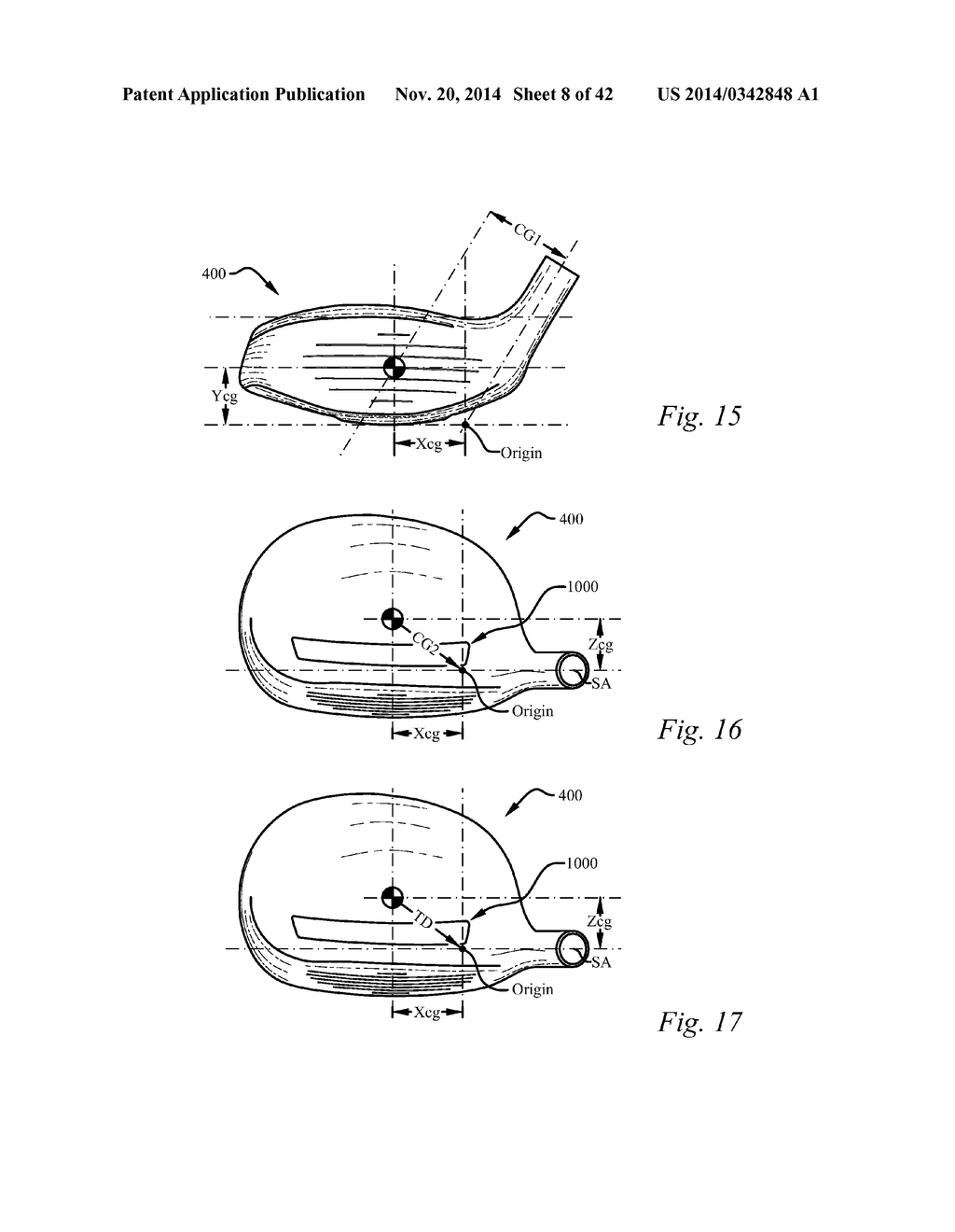 GOLF CLUB HEAD HAVING A STRESS REDUCING FEATURE - diagram, schematic, and image 09